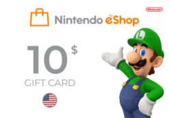 Nintendo eShop Card 10 USD Key - UNITED STATES