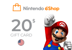 Nintendo eShop Card 20 USD Key - UNITED STATES