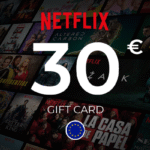 Netflix Gift Card 30 EUR Key - EU