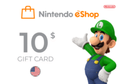 Nintendo eShop Card 10 USD Key - UNITED STATES